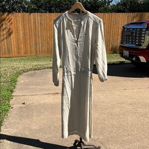 Humanoid Cream Long Sleeve Dress